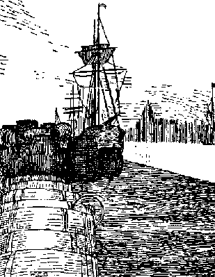 The Liffey, South Wall. (8971 bytes)